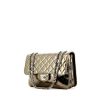 Chanel Timeless handbag in silver burnished style leather - 00pp thumbnail