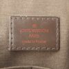 Bolso zurrón Louis Vuitton District en lona a cuadros ébano y cuero marrón - Detail D3 thumbnail