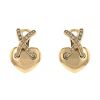 Chaumet Lien earrings in yellow gold and diamonds - 00pp thumbnail