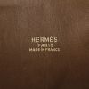Hermes Bolide handbag in brown ostrich leather - Detail D3 thumbnail