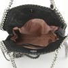 Bolso de mano Stella McCartney Falabella modelo pequeño en lona acolchada negra - Detail D3 thumbnail