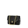 Chanel Vintage handbag in black quilted leather - 00pp thumbnail
