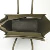 Sac à main Celine Luggage Micro en cuir vert-kaki - Detail D2 thumbnail