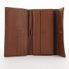 Billetera Louis Vuitton Sarah en lona Monogram marrón y cuero marrón - Detail D2 thumbnail