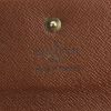Louis Vuitton Sarah wallet in brown monogram canvas and brown leather - Detail D3 thumbnail