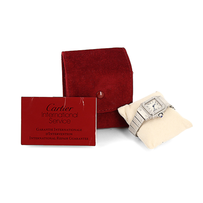 Orologio Cartier Santos in acciaio - Detail D2