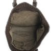 Bottega Veneta shopping bag in brown intrecciato leather and brown leather - Detail D2 thumbnail