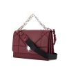Dior Diorama handbag in burgundy leather - 00pp thumbnail