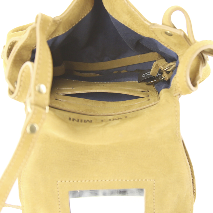 Borsa a tracolla Jerome Dreyfuss in camoscio marrone - Detail D2