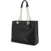 Shopping bag Dior Ultradior in pelle martellata nera cannage - 00pp thumbnail