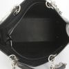 Shopping bag Dior Ultradior in pelle martellata nera cannage - Detail D2 thumbnail