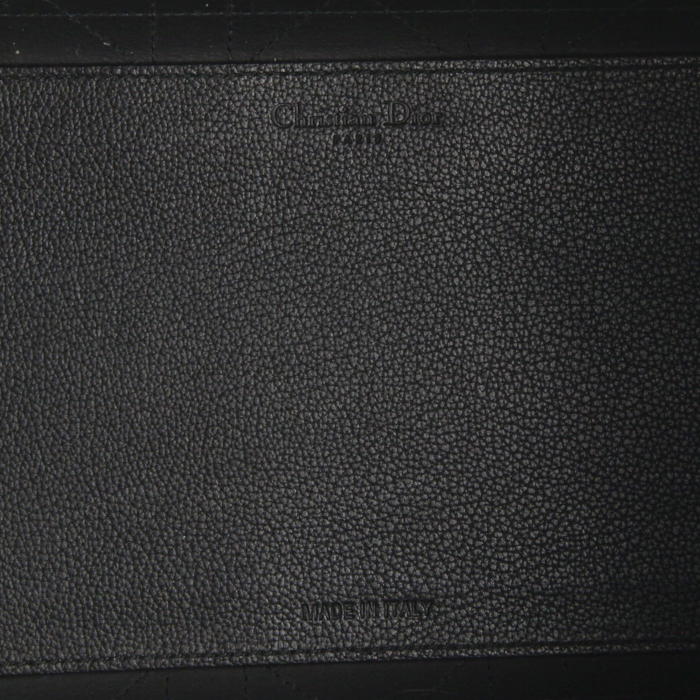 Shopping bag Dior Ultradior in pelle martellata nera cannage - Detail D3