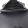 Hermes handbag in navy blue leather taurillon clémence and navy blue suede - Detail D2 thumbnail