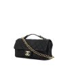 Bolso de mano Chanel Timeless en cuero granulado acolchado negro - 00pp thumbnail