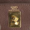 Hermes Kelly backpack in brown epsom leather - Detail D3 thumbnail