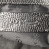 Dupont travel bag in black leather - Detail D4 thumbnail