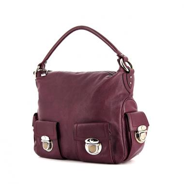 Borsa da spalla o a mano Marc Jacobs in pelle color prugna