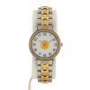 Reloj Hermes Sellier - wristwatch de oro chapado y acero Circa  1990 - 360 thumbnail