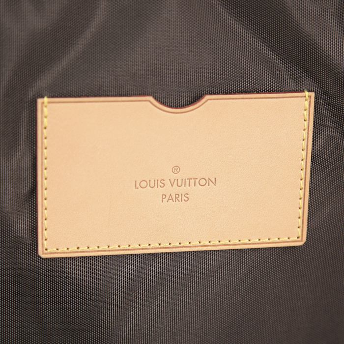 Valigia Louis Vuitton Pegase in tela monogram e pelle naturale - Detail D3