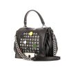 Celine shoulder bag in black and multicolor leather - 00pp thumbnail