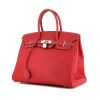 Hermes Birkin 35 cm handbag in red Vif epsom leather - 00pp thumbnail