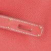Hermes Birkin 35 cm handbag in red Vif epsom leather - Detail D4 thumbnail