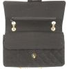 Chanel Timeless handbag in black quilted jersey - Detail D5 thumbnail