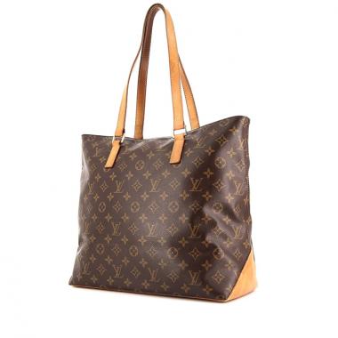 Bolso Cabás Louis Vuitton Mezzo en lona Monogram y cuero natural