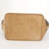 Shopping bag Louis Vuitton Grand Noé in tela monogram e pelle naturale - Detail D5 thumbnail