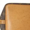 Shopping bag Louis Vuitton petit Noé in tela monogram e pelle naturale - Detail D4 thumbnail