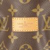 Sac bandoulière Louis Vuitton Saumur grand modèle en toile monogram enduite marron et cuir naturel - Detail D3 thumbnail