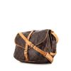 Louis Vuitton Saumur large model shoulder bag in monogram canvas and natural leather - 00pp thumbnail