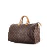 Bolso de mano Louis Vuitton Speedy 40 en lona Monogram marrón y cuero natural - 00pp thumbnail