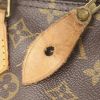 Bolso de mano Louis Vuitton Speedy 40 en lona Monogram marrón y cuero natural - Detail D4 thumbnail