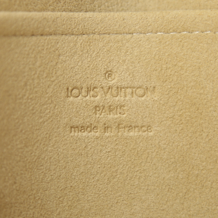 Louis Vuitton Twin large model shoulder bag in monogram canvas and natural leather - Detail D3