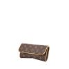 Louis Vuitton Twin pouch in brown monogram canvas and natural leather - 00pp thumbnail