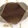 Louis Vuitton travel bag in brown monogram canvas and natural leather - Detail D2 thumbnail