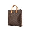 Shopping bag Louis Vuitton Sac Plat in tela monogram cerata e pelle naturale - 00pp thumbnail