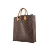 Louis Vuitton Sac Plat shopping bag in monogram canvas and natural leather - 00pp thumbnail
