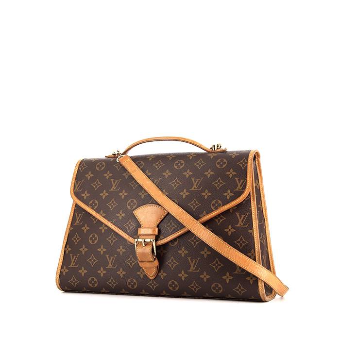 Louis Vuitton Brown Monogram Canvas And Leather Bel Air Top Handle