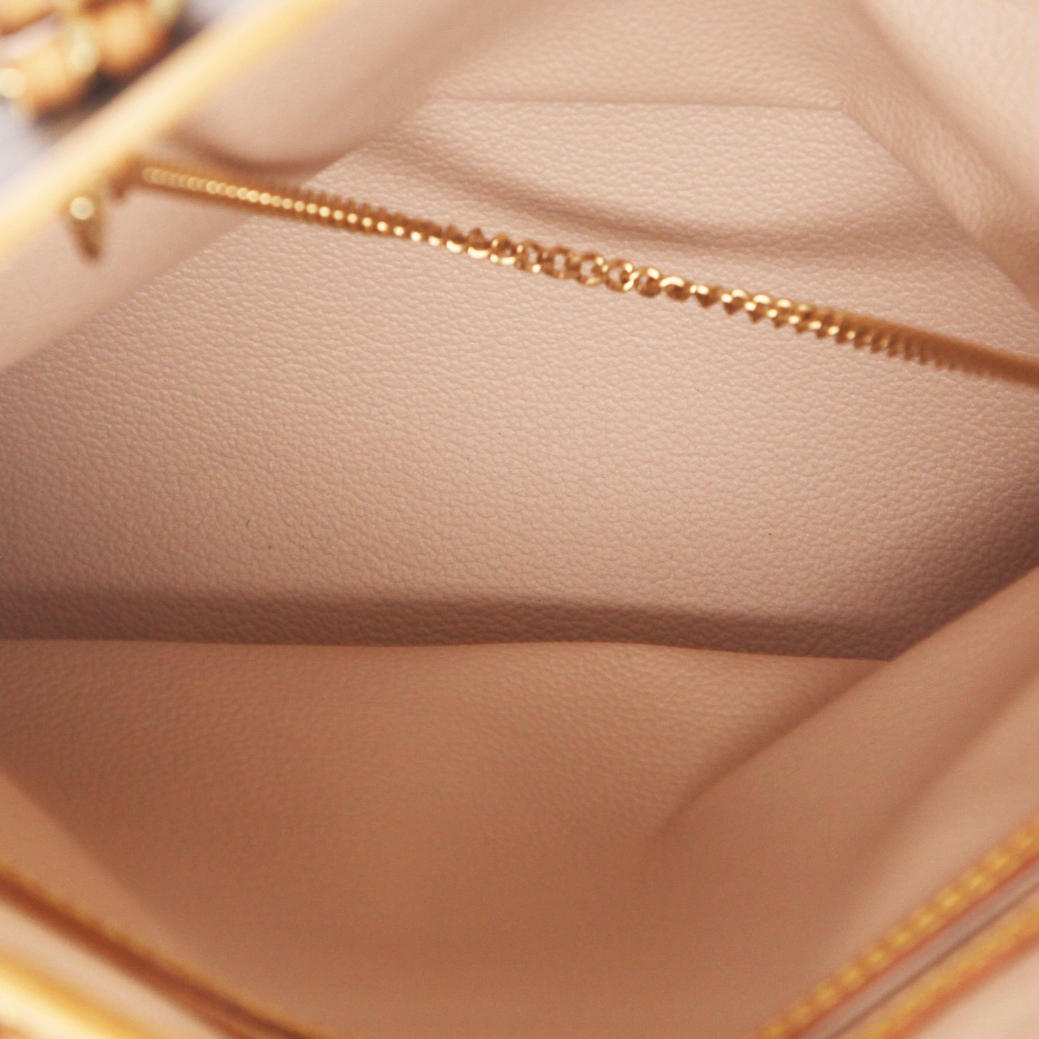 Sac à main Louis Vuitton  Bucket en toile monogram marron et cuir naturel - Detail D3