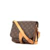 Louis Vuitton Cartouchiére medium model shoulder bag in monogram canvas and natural leather - 00pp thumbnail