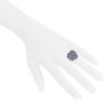 Dior Gourmande ring in white gold and diamonds and in chalcedony - Detail D1 thumbnail