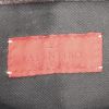 Valentino Garavani handbag in dark brown leather and dark brown braided leather - Detail D3 thumbnail