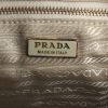 Prada handbag in brown leather and beige piping - Detail D3 thumbnail