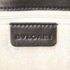 Bulgari Plissé bag worn on the shoulder or carried in the hand in black leather - Detail D3 thumbnail