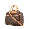 Bolso de mano Louis Vuitton Trouville en lona Monogram marrón y cuero natural - 00pp thumbnail