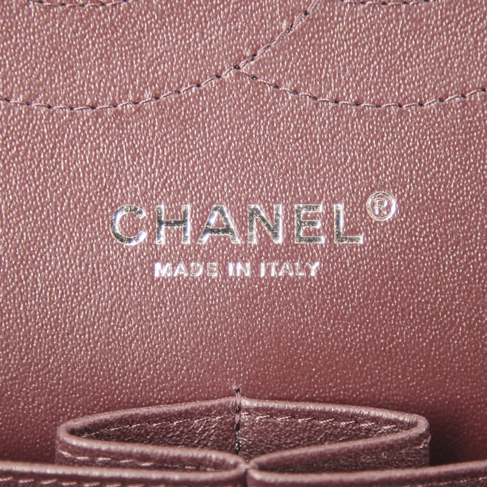 Borsa Chanel Timeless jumbo in pelle martellata e trapuntata nera - Detail D4