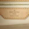 Louis Vuitton shopping bag in azur damier canvas and natural leather - Detail D3 thumbnail
