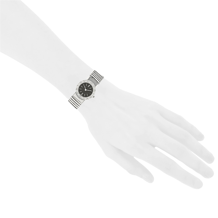 Montre Bulgari Tubogas en acier Ref : BB232TS Vers 2000 - Detail D1